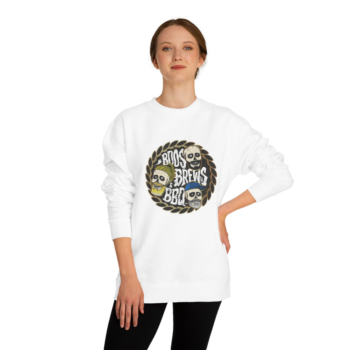 Boos Brews & BBQ Unisex Crew Neck Sweatshirt