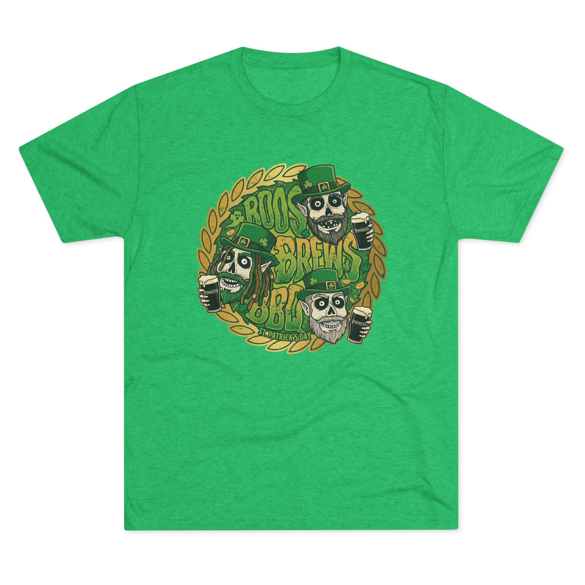 St Pattys Day Pints Unisex Tri-Blend Crew Tee