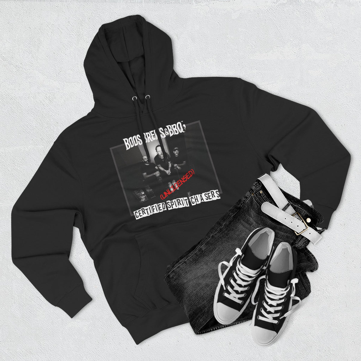 Boos Brews & BBQ "Certified Spirit Chasers" Hoodie