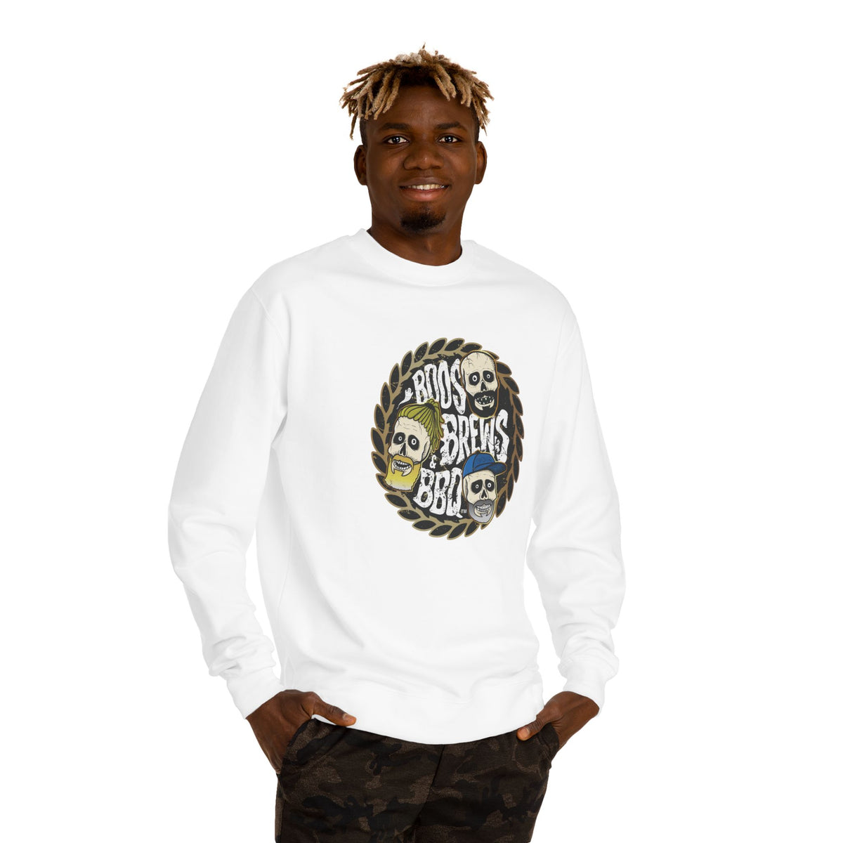 Boos Brews & BBQ Unisex Crew Neck Sweatshirt
