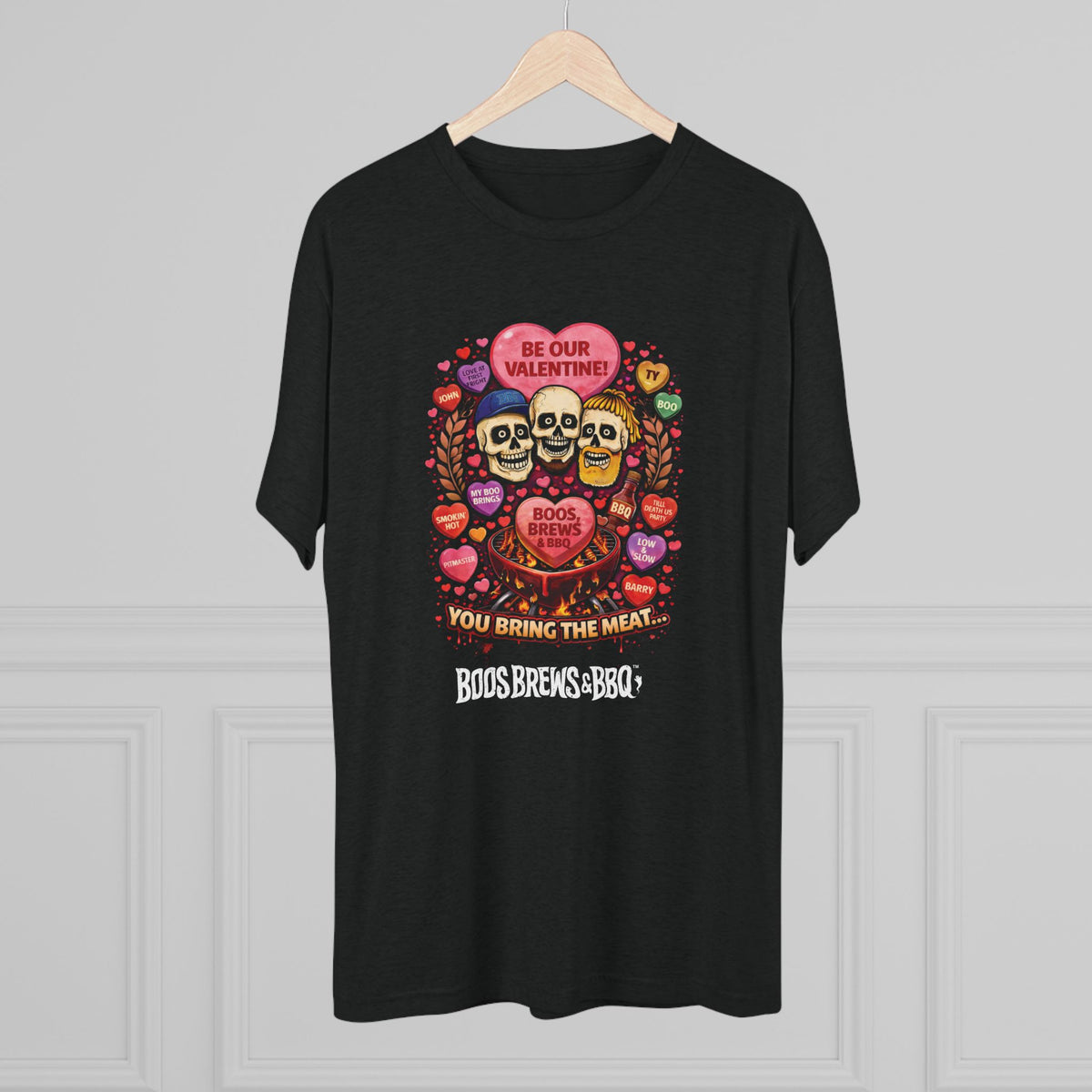 Love at First Fright Unisex Tri-Blend Crew Tee