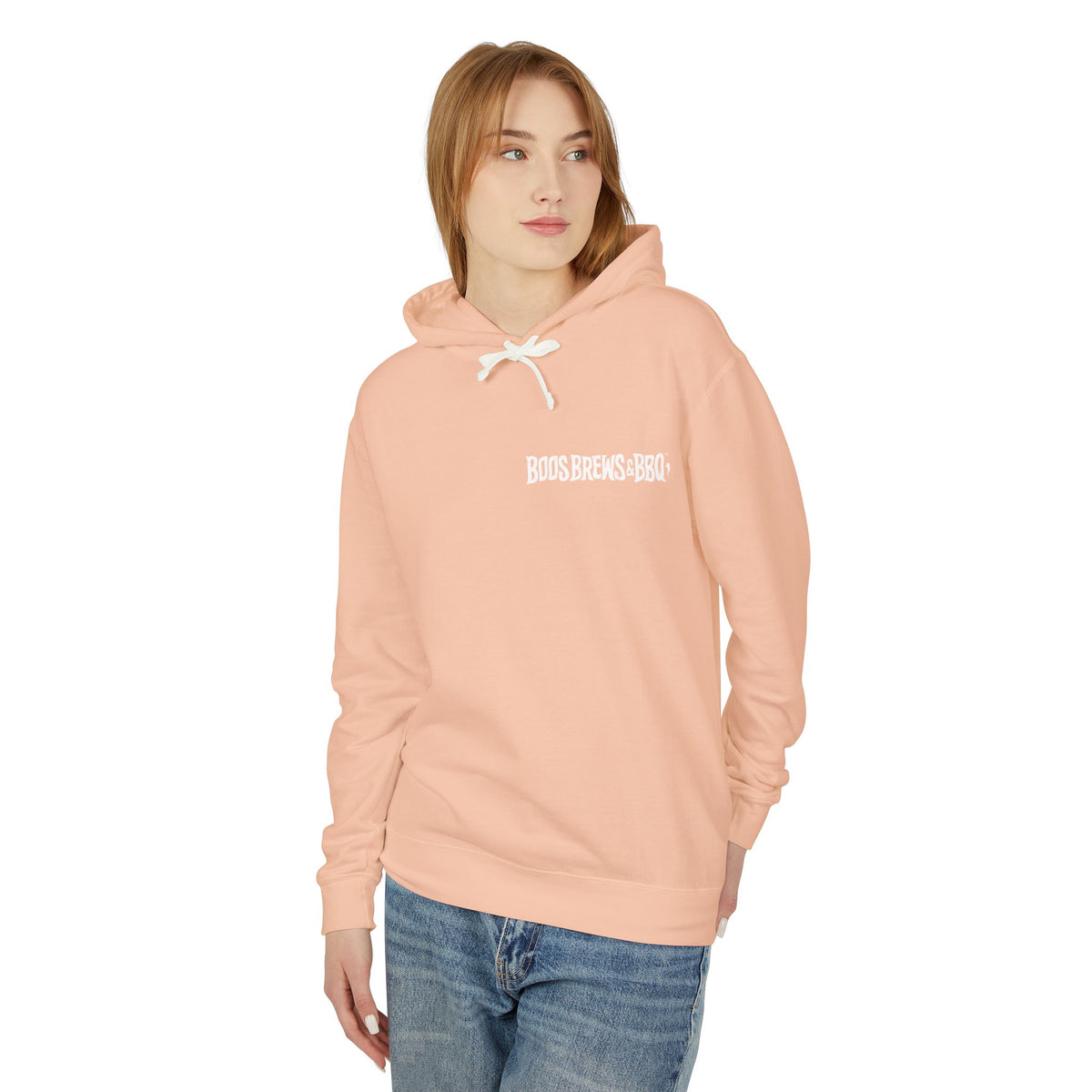 Boos Brews & BBQ Unisex Lightweight Hooded Sweatshirt