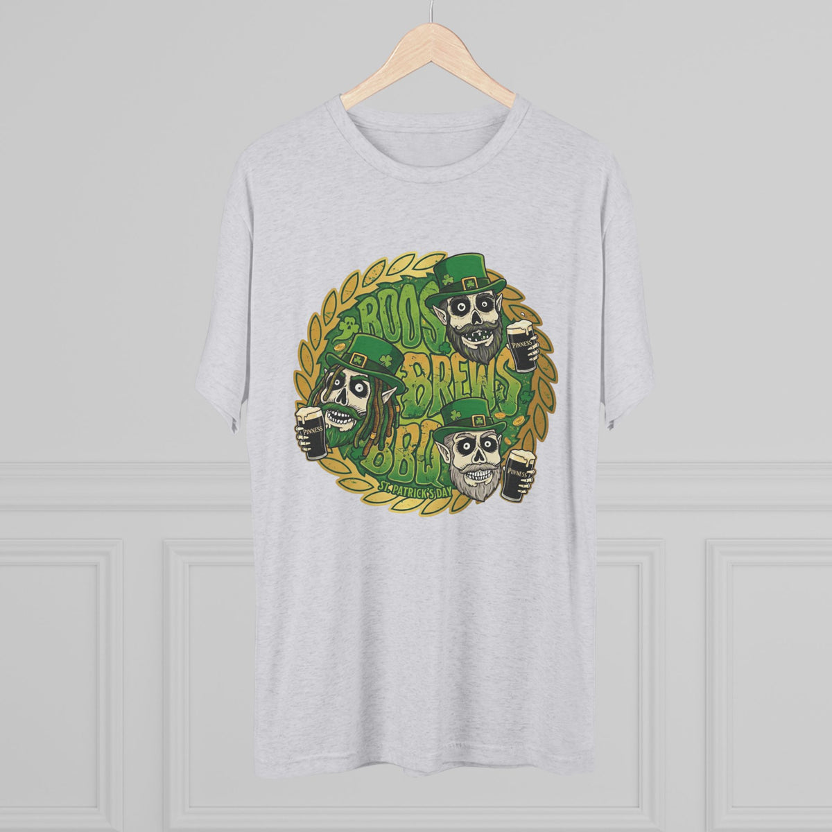 St Pattys Day Pints Unisex Tri-Blend Crew Tee