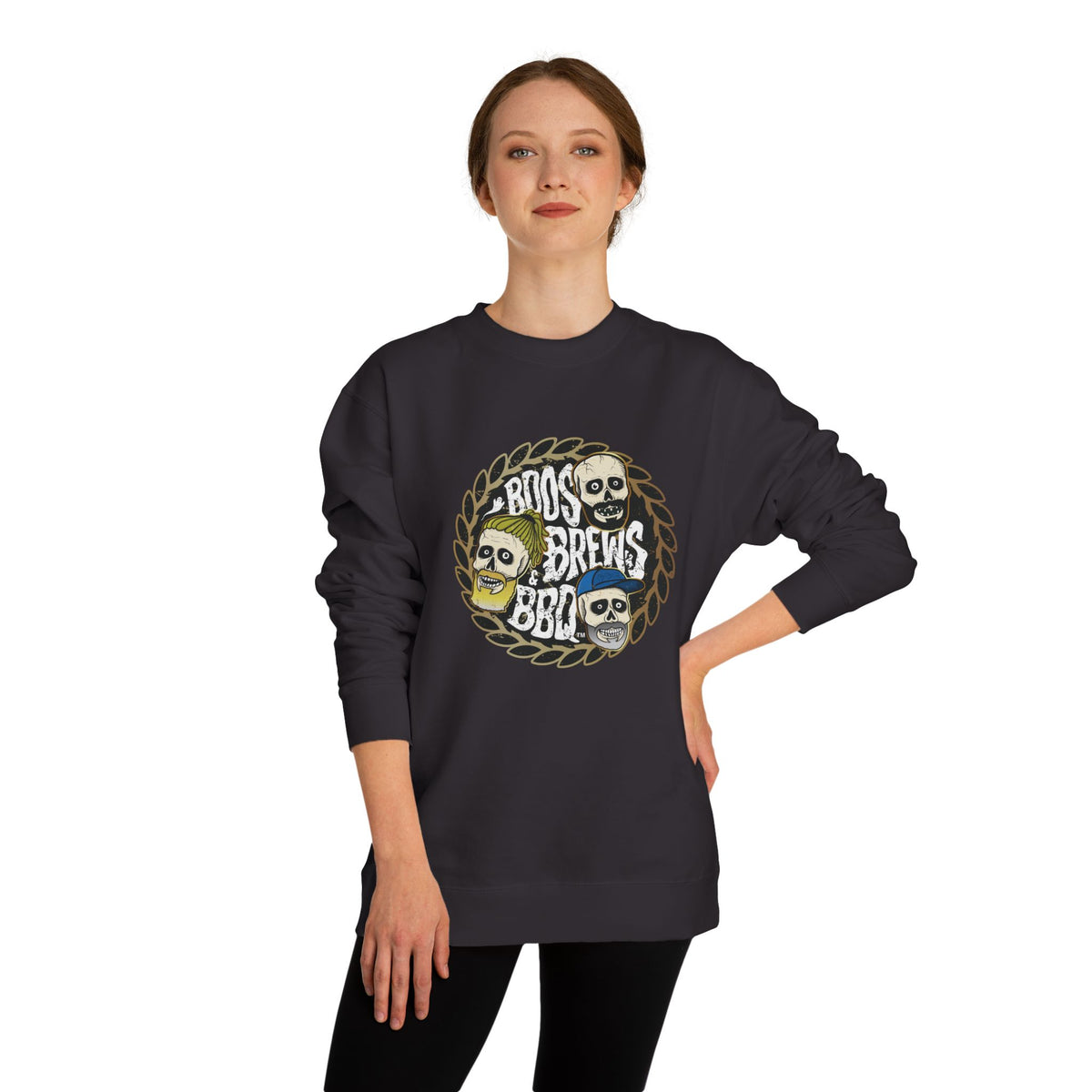 Boos Brews & BBQ Unisex Crew Neck Sweatshirt