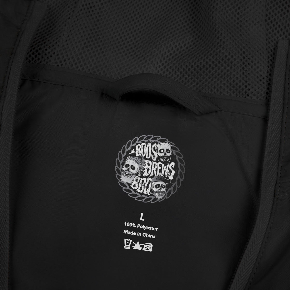 Boos, Brews & BBQ Full-Zip Windbreaker Jacket