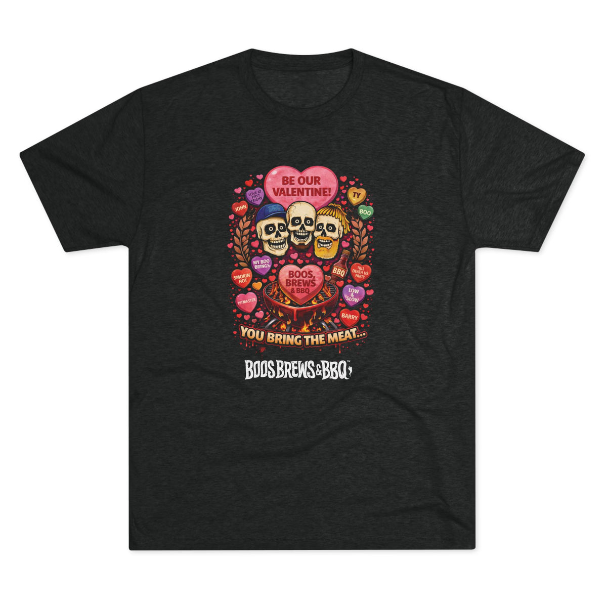 Love at First Fright Unisex Tri-Blend Crew Tee