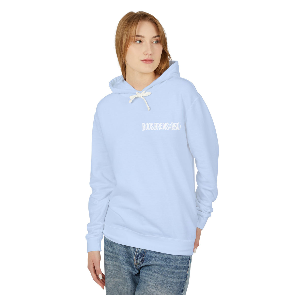 Boos Brews & BBQ Unisex Lightweight Hooded Sweatshirt