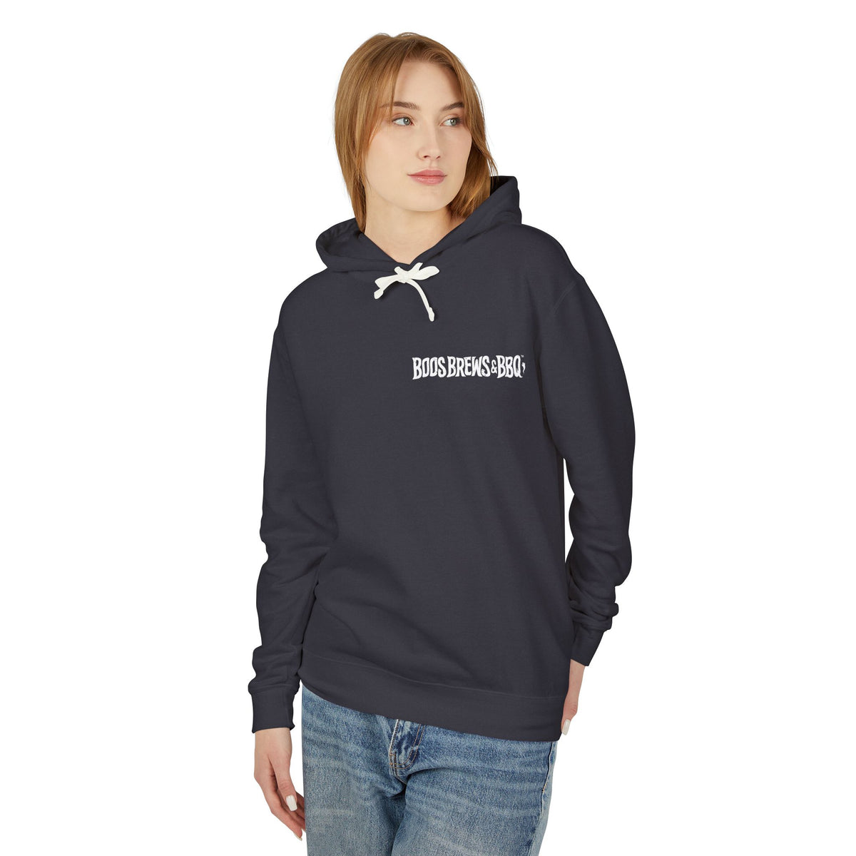 Boos Brews & BBQ Unisex Lightweight Hooded Sweatshirt