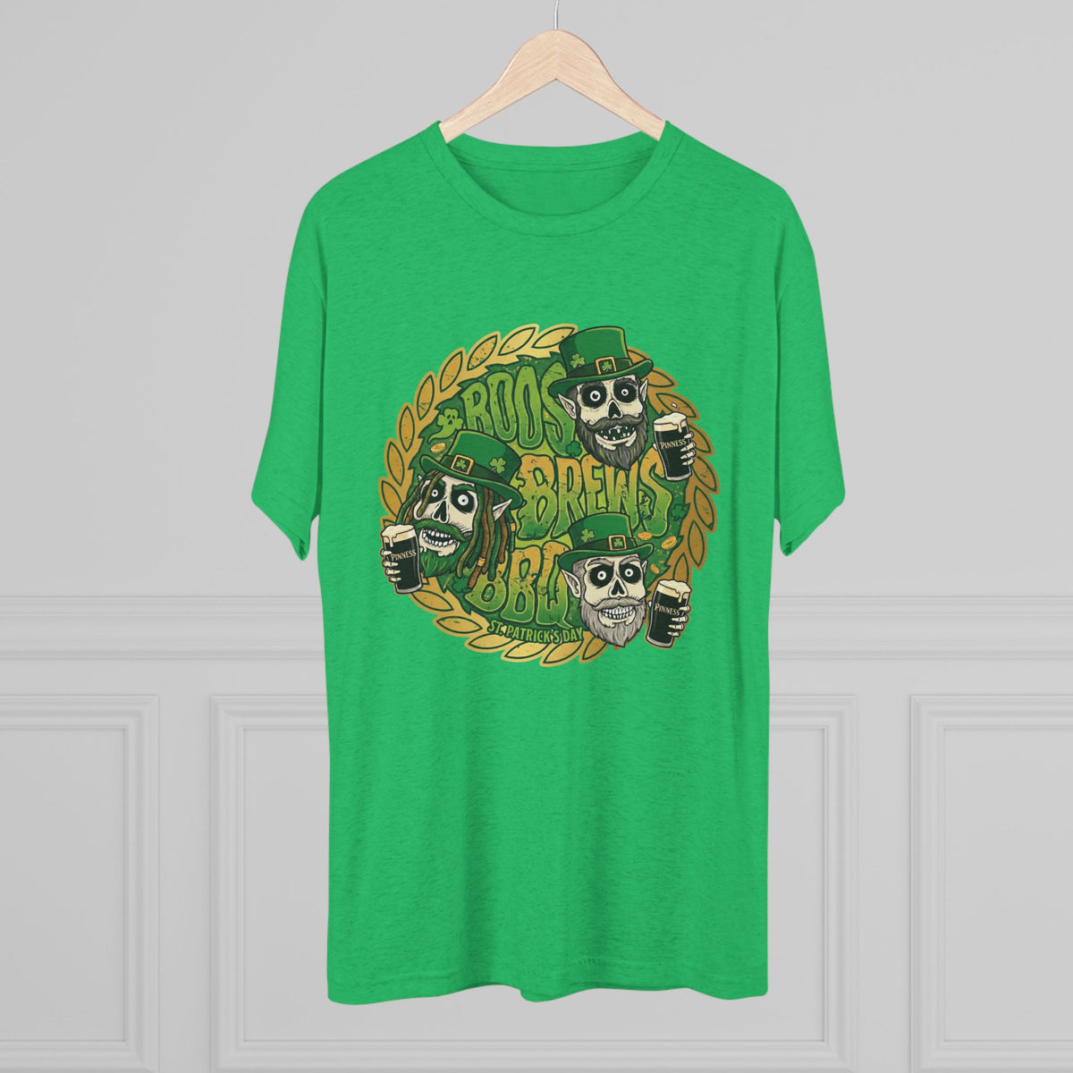 St Pattys Day Pints Unisex Tri-Blend Crew Tee