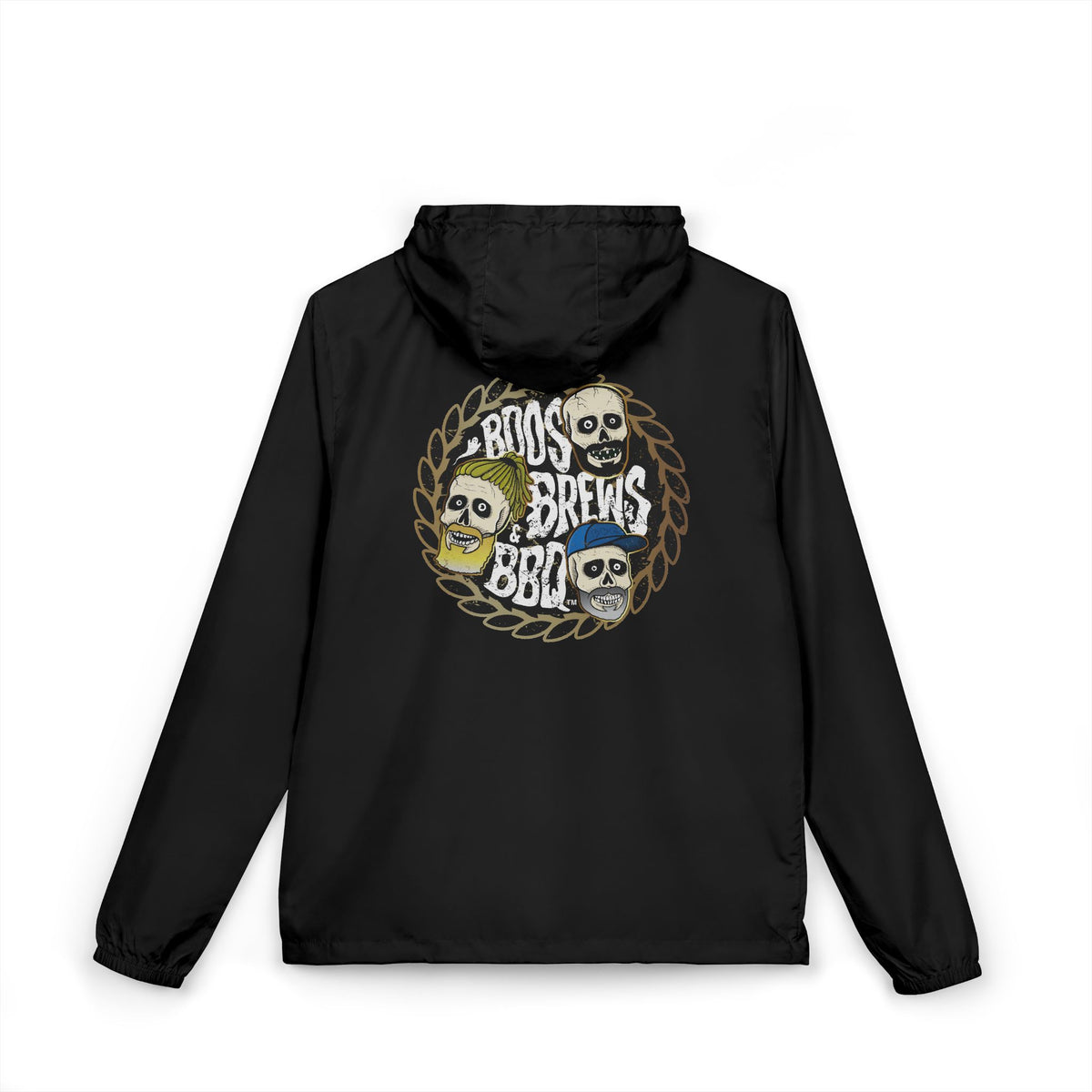 Boos, Brews & BBQ Full-Zip Windbreaker Jacket