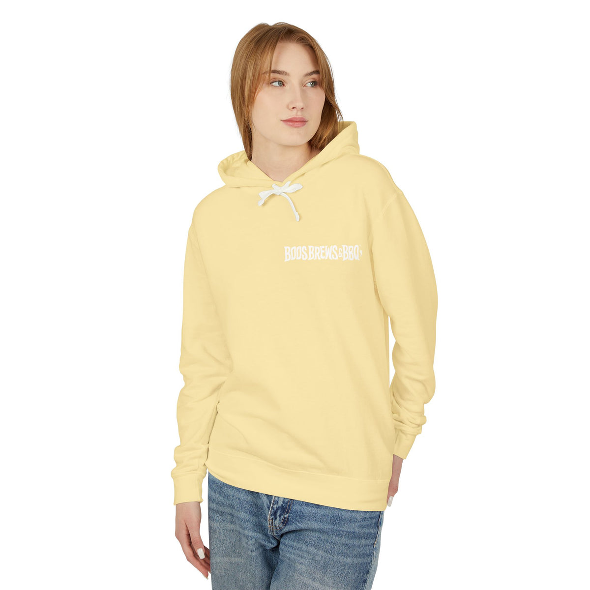 Boos Brews & BBQ Unisex Lightweight Hooded Sweatshirt