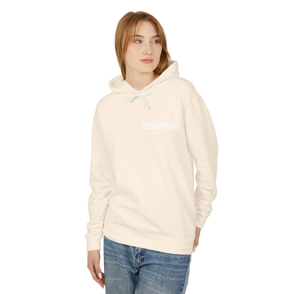 Boos Brews & BBQ Unisex Lightweight Hooded Sweatshirt