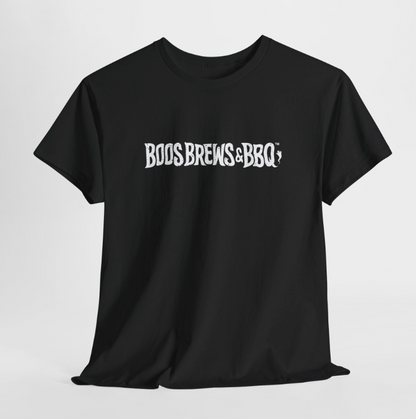 The Official Boo's Brews & BBQ TEXT Unisex Heavy Cotton Tee
