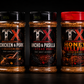The Texas Three-Pack — all three TX Brew & Barbecue rubs
